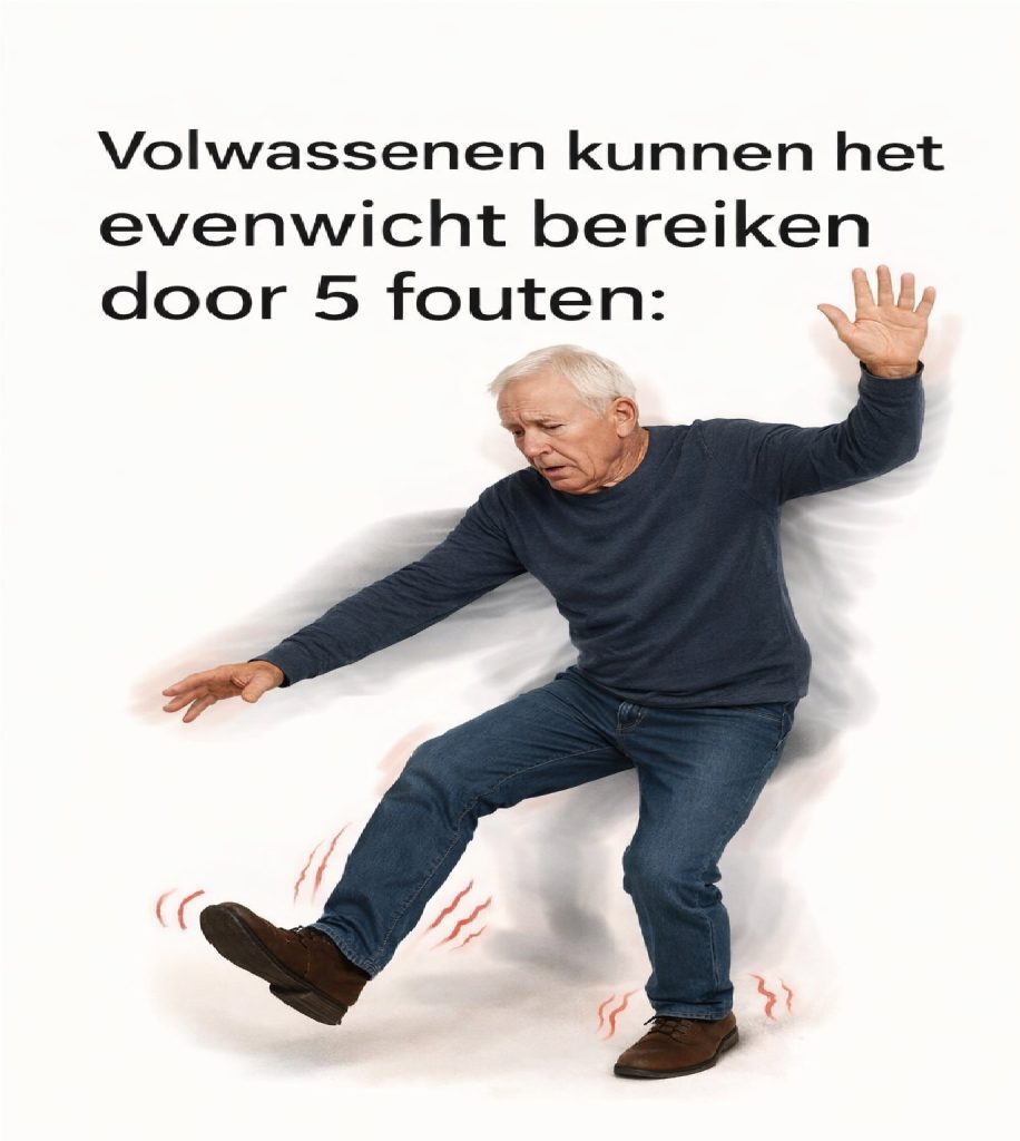Ouderen verliezen hun evenwicht door deze 5 fouten