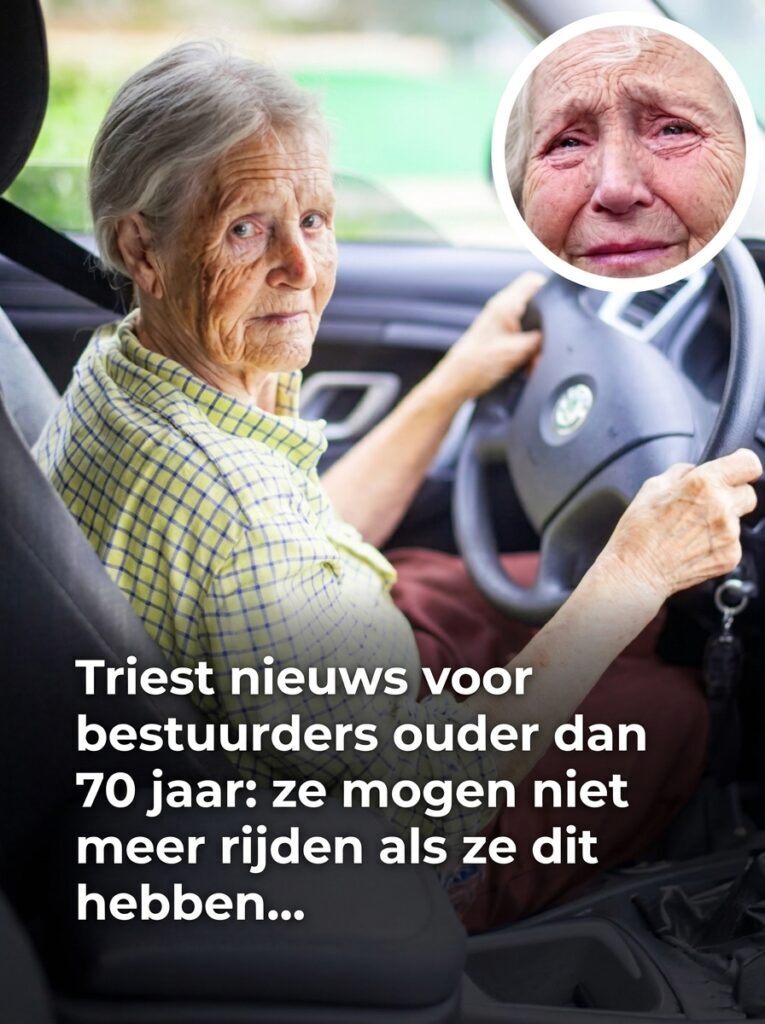 Er is slecht nieuws op komst voor oudere bestuurders... Lees meer