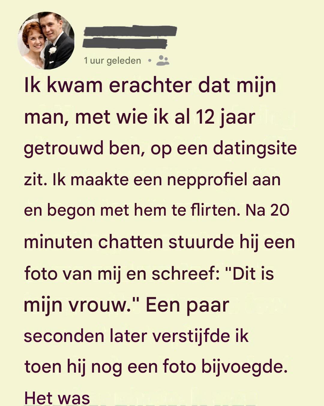 Ik dacht dat mijn man vreemdging.
