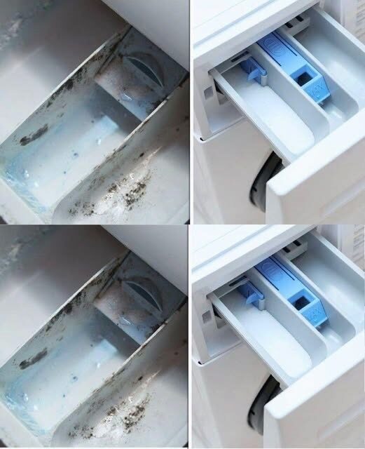 Het wasmiddelbakje van je wasmachine moeiteloos schoonmaken