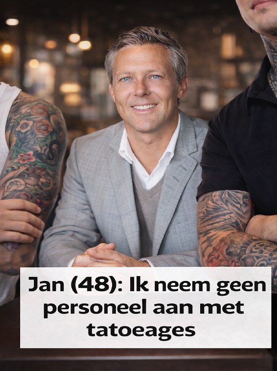 Jan (48): Ik neem geen personeel aan met tatoeages