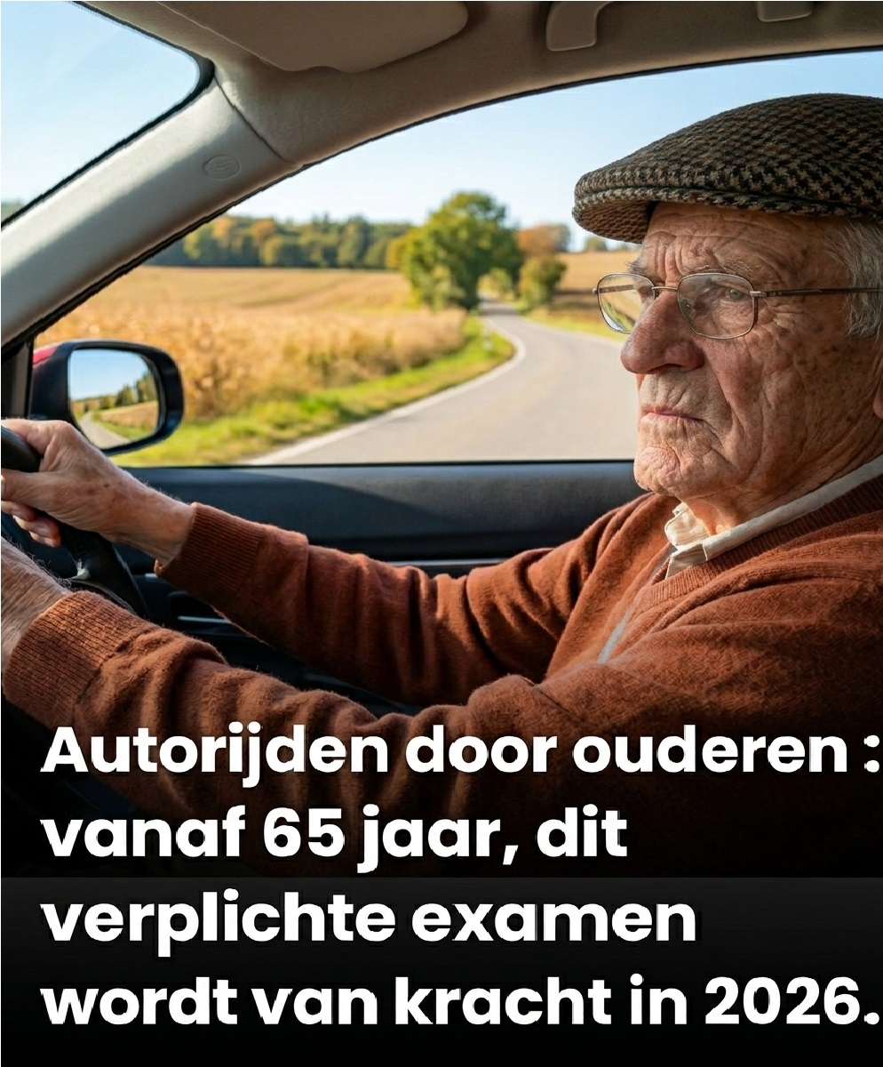 Rijbewijs voor senioren: vanaf 65 jaar wordt dit examen in 2026 verplicht.