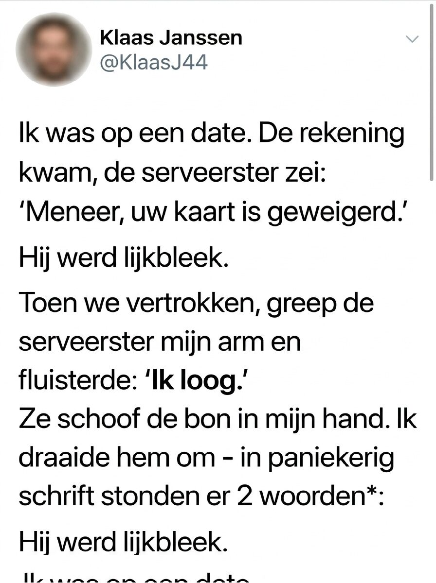 HET WETSVOORSTEL WAS EEN WAARSCHUWING