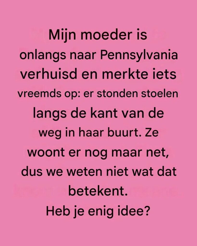 De stoel op de hoek
