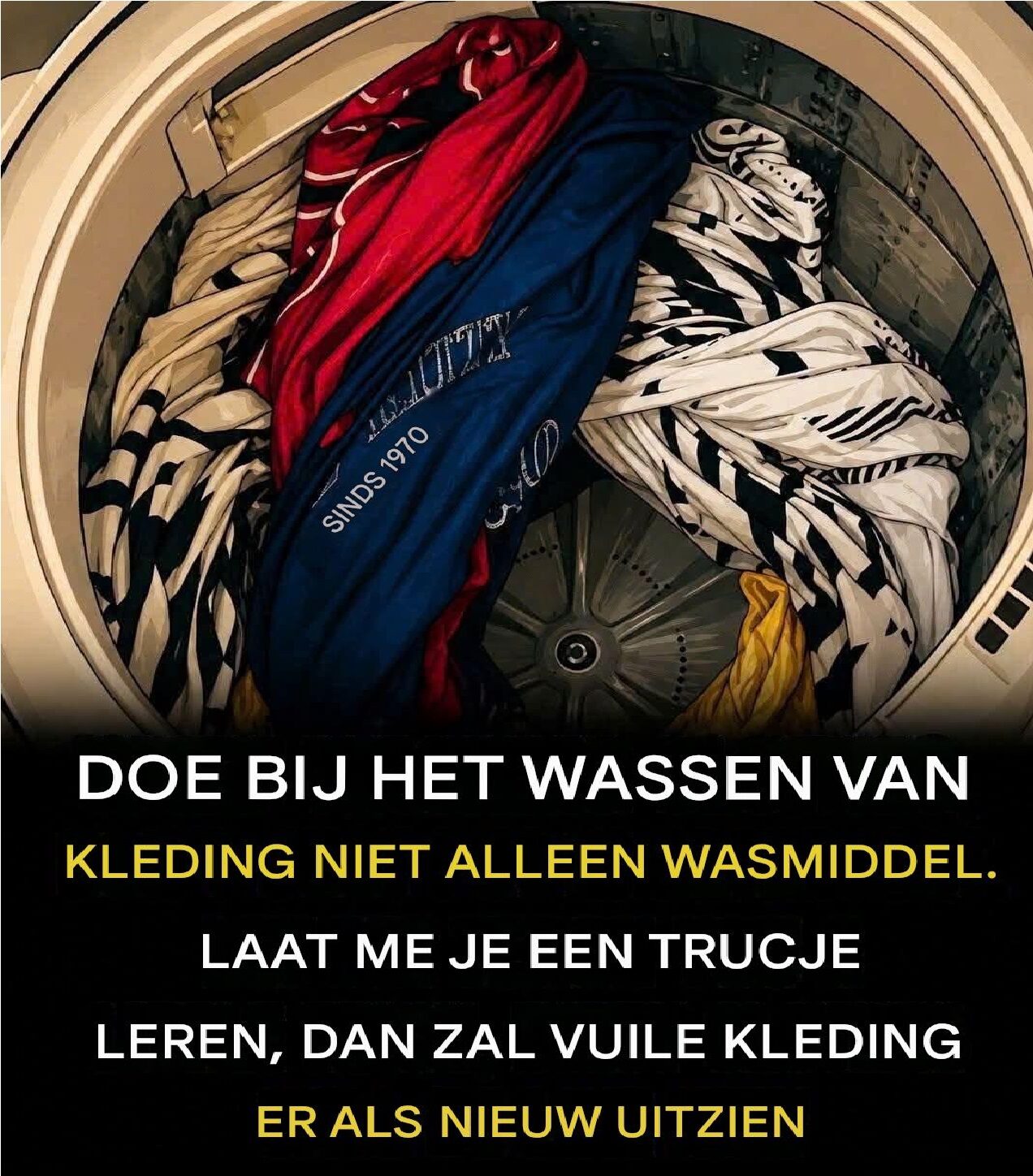 De truc met de wasmachine voor plastic flessen