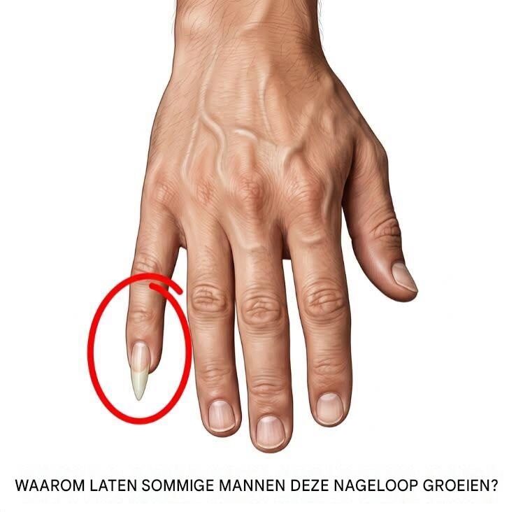 Waarom laten sommige mannen één vingernagel lang staan?