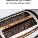 Het simpele trucje van mijn oma om een ​​vette broodrooster schoon te maken.